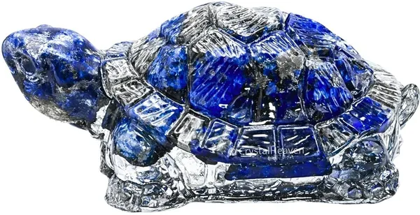 Agatesaura_Dhanyog_Handcrafted_Lapis_Lazuli_Tortoise_for_Wealth_and_Good_Fortune_Decorative_Showpiece__-__3_cm_(Stone,_Blue)