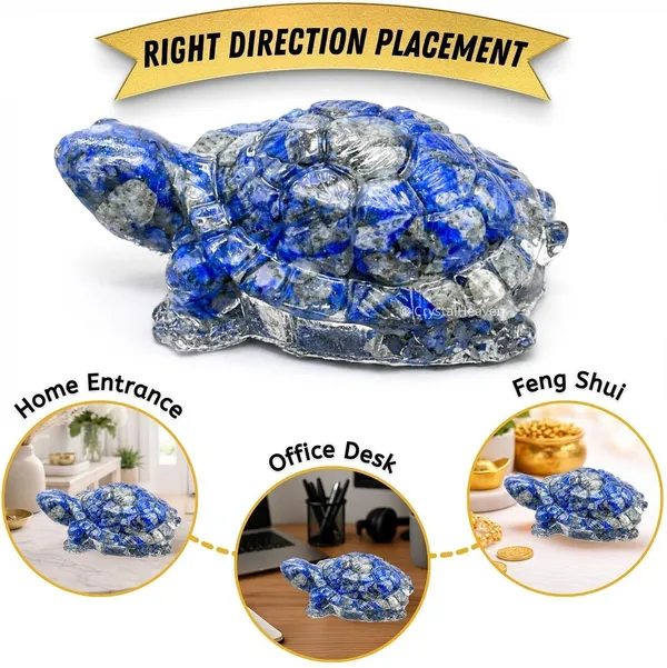 Agatesaura_Dhanyog_Handcrafted_Lapis_Lazuli_Tortoise_for_Wealth_and_Good_Fortune_Decorative_Showpiece__-__3_cm_(Stone,_Blue)