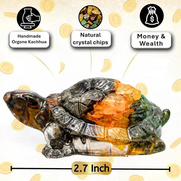 Agatesaura_Dhanyog_Gemstone_Orgone_Tortoise_for_Vastu,_Prosperity_&_Protection_Decorative_Showpiece__-__3_cm_(Stone,_Multicolor)