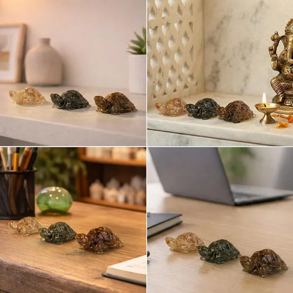 Agatesaura_Resin_Pyrite,_Citrine_&_Tiger_Eye_Turtle_for_Wealth,_Prosperity_&_Protection_Decorative_Showpiece__-__2.54_cm_(Stone,_Multicolor)