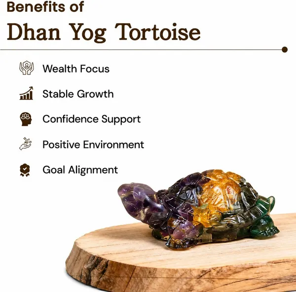Agatesaura_Arunangshu_Spiritual_Rose_Quartz_&_Money_Magnet_Tortoise_Combo_Decorative_Showpiece__-__4_cm_(Crystal,_Multicolor)