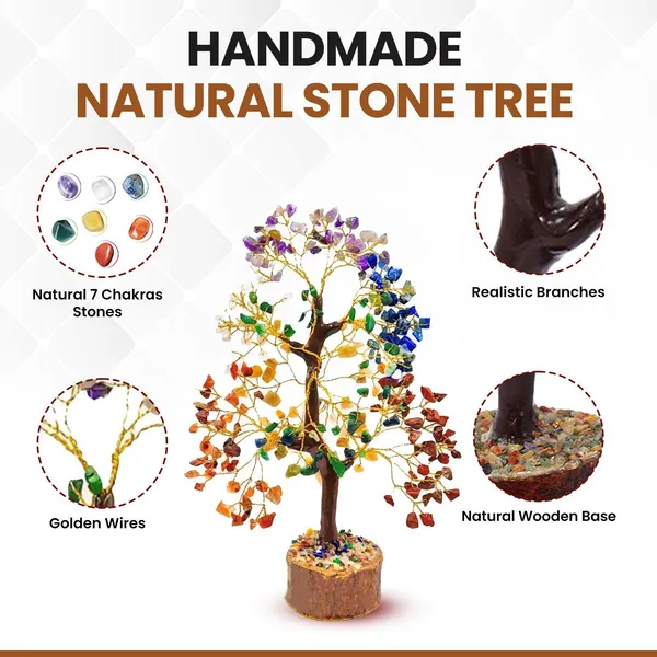 Multiagate_7_Chakra_Crystal_Tree_100_Gemstones_for_Energy_Healing_Meditation_Home_Decor_Decorative_Showpiece__-__26_cm_(Crystal,_Stone,_Wood,_Multicolor,_Brown)