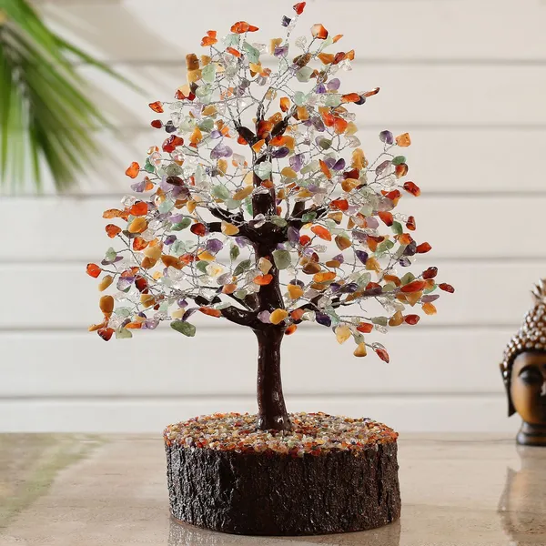 Multiagate_7_Chakra_Crystal_Tree_Decorative_Showpiece__-__28_cm_(Crystal,_Multicolor)