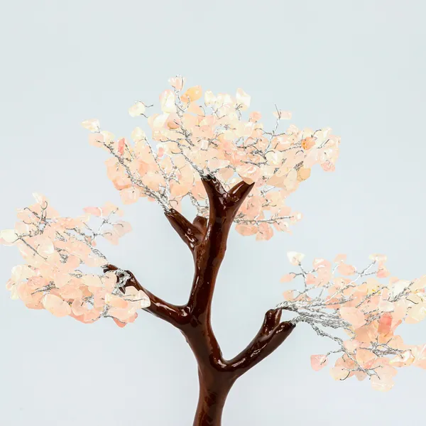 Multiagate_Rose_Quartz_Crystal_Tree_Decorative_Showpiece__-__28_cm_(Crystal,_Pink)