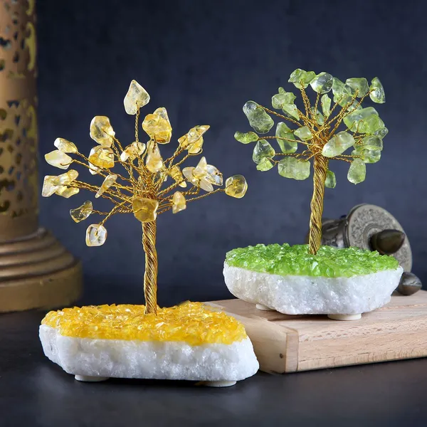 Multiagate_Citrine_&_Peridot_Decorative_Showpiece__-__10_cm_(Crystal,_Multicolor)