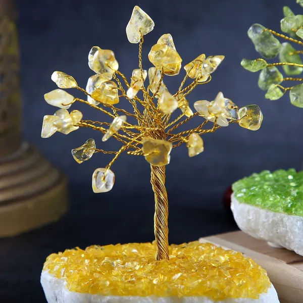 Multiagate_Citrine_&_Peridot_Decorative_Showpiece__-__10_cm_(Crystal,_Multicolor)