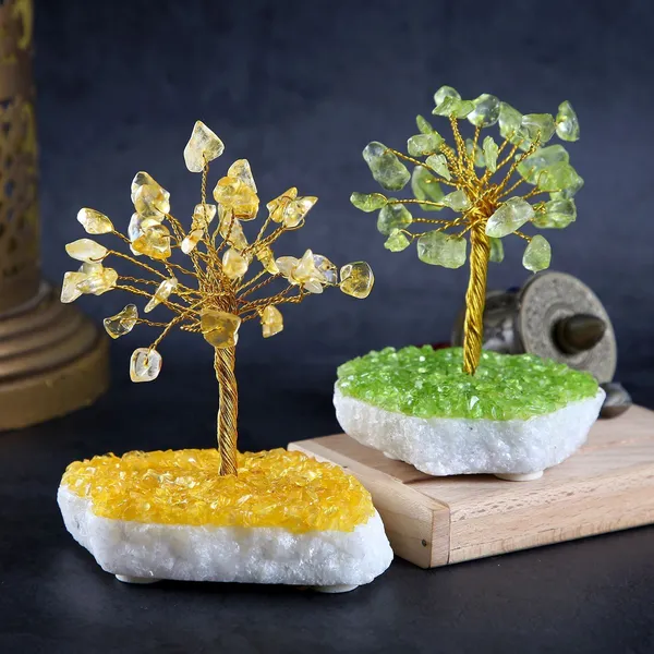 Multiagate_Citrine_&_Peridot_Decorative_Showpiece__-__10_cm_(Crystal,_Multicolor)