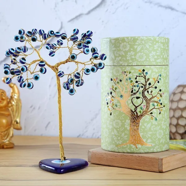 Multiagate_Evil_Eye_Wishing_Tree_|_Handcrafted_Protective_Décor_for_Home,_Office_&_Gifting_Decorative_Showpiece__-__15.5_cm_(Stone,_Blue)