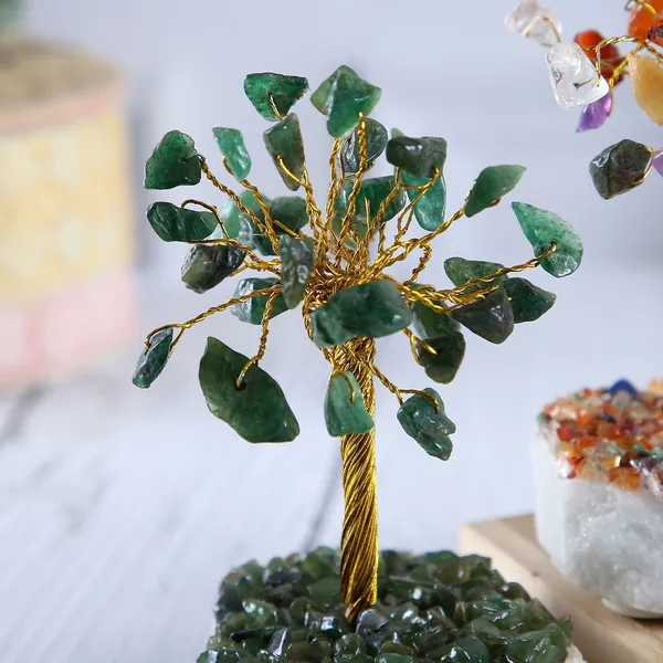 Multiagate_Peridot_&_7_Chakra_Crystal_Tree_Decorative_Showpiece__-__10_cm_(Crystal,_Multicolor)