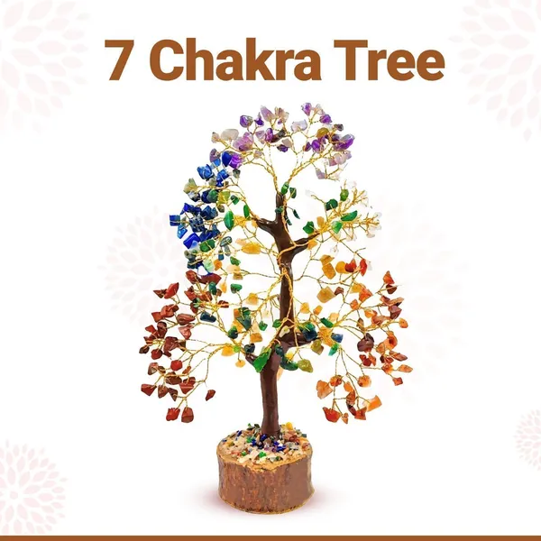 Multiagate_7_Chakra_Crystal_Tree/Showpiece_Good_Luck_and_Positive_Energy_decor_Decorative_Showpiece__-__12_cm_(Crystal,_Multicolor)