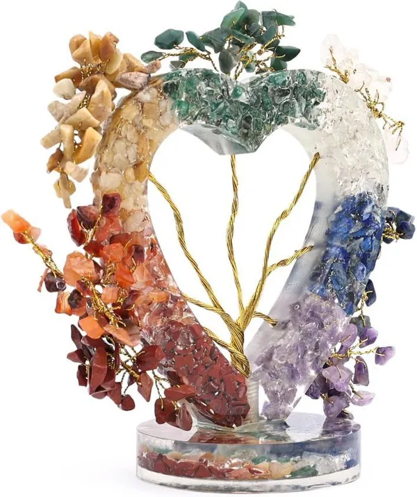 Multiagate_7-Stone_Chakra_Glass_Heart_–_Spiritual_Wish_Tree_Home_Decorative_Showpiece__-__8_cm_(Crystal,_Multicolor)