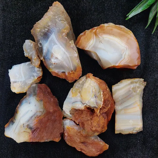 Agatesaura_Natural_Botswana_Agate_Crystals_Raw_Rough_Stones_for_Reiki_Stones_Healing_Regular_Asymmetrical_Crystal_Stone_(Brown_500_g)