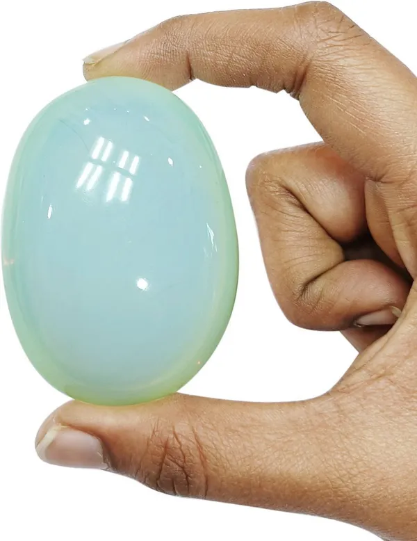 Agatesaura_Crystal_Opalite_Oval_Palm_Gemstone_Opalite_Crystal_Palm_Stone_for_Meditation_Polished_Oval_Crystal,_Sandstone_Stone_(Blue_1_Pieces)