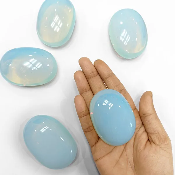 Agatesaura_Crystal_Opalite_Oval_Palm_Gemstone_Opalite_Crystal_Palm_Stone_for_Meditation_Polished_Oval_Crystal,_Sandstone_Stone_(Blue_1_Pieces)
