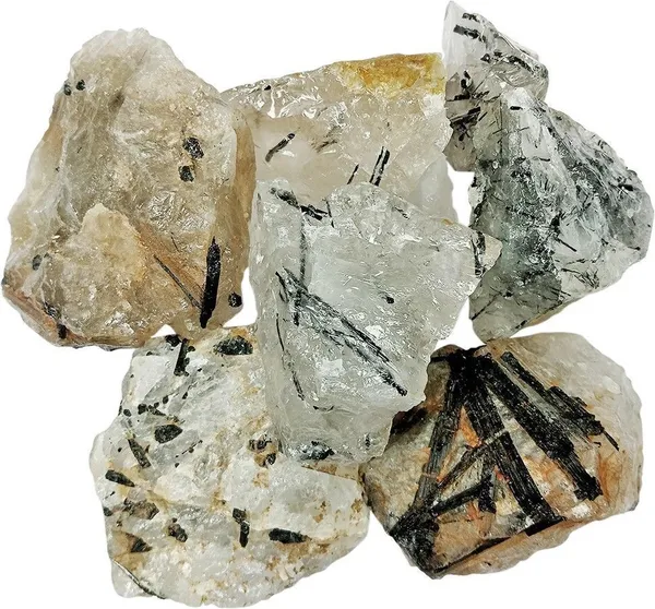 Agatesaura_Natural_Black_Rutile_Crystals_Raw_Rough_Stones_for_Reiki_Stones_Healing_Regular_Asymmetrical_Crystal_Stone_(Black_500_g)
