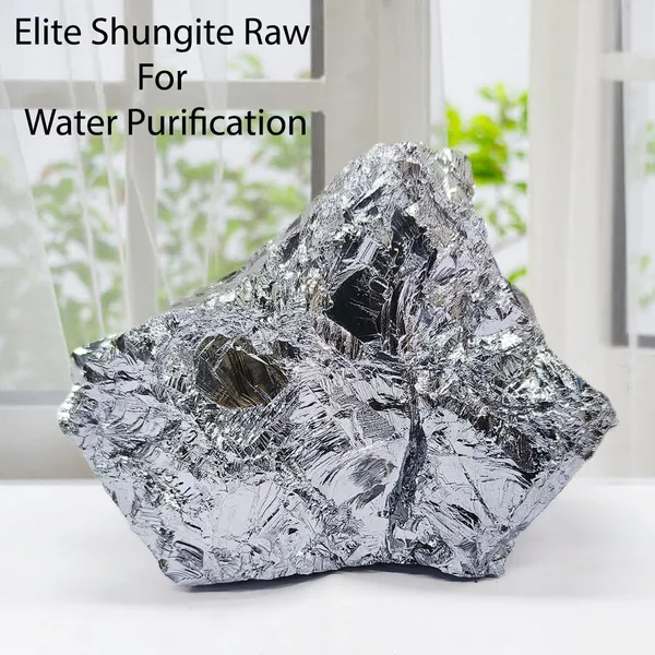 Agatesaura_Silvery_Shine_Raw_Elite_Noble_Shungite_Detoxification_Stones_for_Water_Filtering_Polished_Asymmetrical_Crystal_Stone_(Silver_100_g)