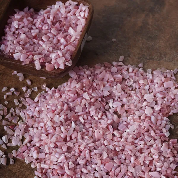 Agatesaura_Pink_Opal_Crystal_Chips_Dust_Raw_Rough_Stone_Chips_for_Vastu,Reiki_Healing_Polished_Asymmetrical_Crystal_Stone_(Pink_250_g)
