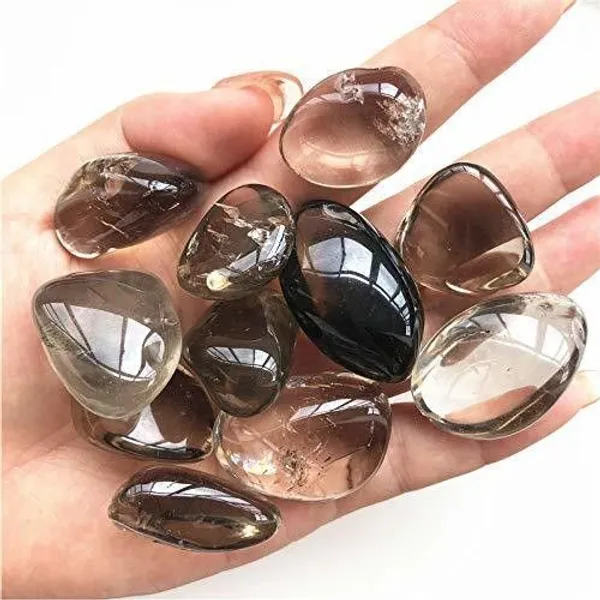 Multiagate_LN01SQN450_Regular_Asymmetrical_Crystal_Stone_(Brown_450_g)