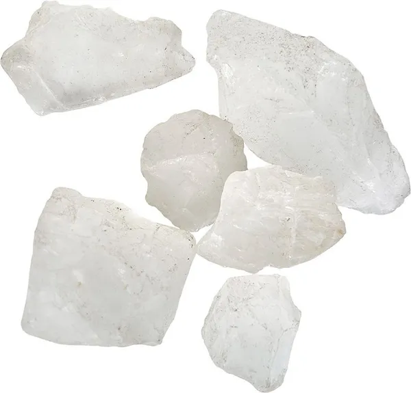Multiagate_Natural_Clear_Quartz_Rough_Raw_Stone_200_Grams_Regular_Asymmetrical_Crystal_Stone_(Clear_200_g)