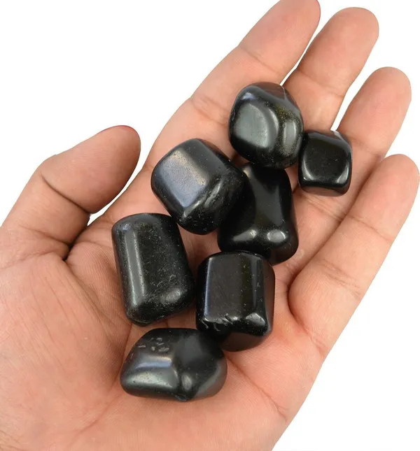 Multiagate_100%_Natural_Crystal_New-14-Black_Obsidian-Tumble-stone-100gm_Regular_Asymmetrical_Crystal_Stone_(Multicolor_100_g)