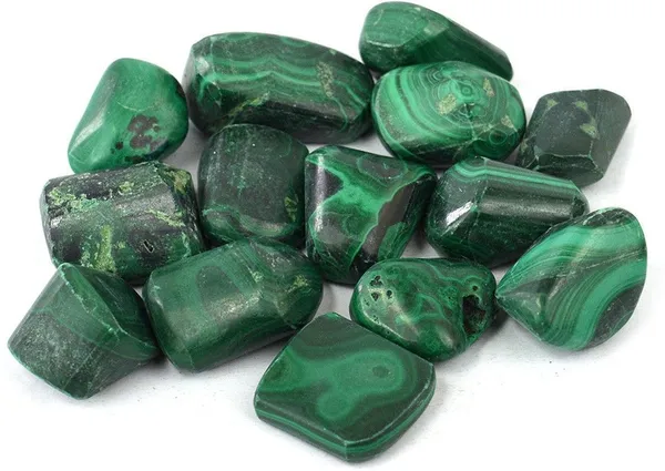 Multiagate_100%_Natural_Crystal_New-82-Malachite-Tumble-stone-200gm_Regular_Asymmetrical_Crystal_Stone_(Green_200_g)