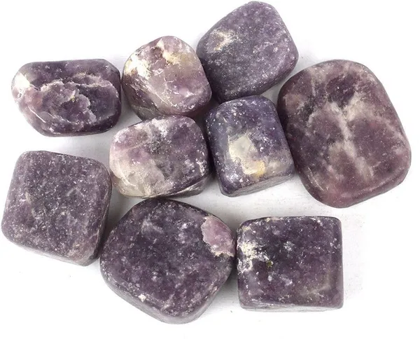 Multiagate_100%_Natural_LepidoliteCrystal_Tumble_Stone_50gm_Polished_Asymmetrical_Crystal_Stone_(Grey_50_g)