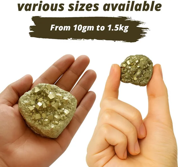 Multiagate_Natural_Pyrite_Rough_Stone_550_gms_Regular_Asymmetrical_Crystal_Stone_(Gold_550_g)