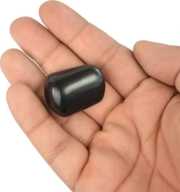 Multiagate_14-Black_Obsidian-Single-Tumble-Stone-1pc_Polished_Asymmetrical_Crystal_Pebbles_(Black_1_Pieces)