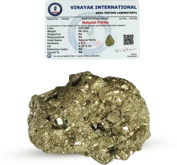 Multiagate_Natural_Pyrite_Rough_Stone_80_gms_Regular_Asymmetrical_Crystal_Stone_(Gold_80_g)
