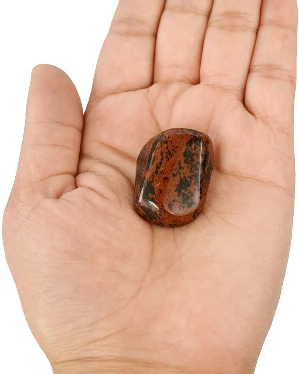 Multiagate_New-_81-Mahagony_Obsedian-Single-Tumble-Stone-1pc_(approx_15-30gm)_Regular_Asymmetrical_Crystal,_Quartz_Stone_(Orange,_Black_1_Pieces)