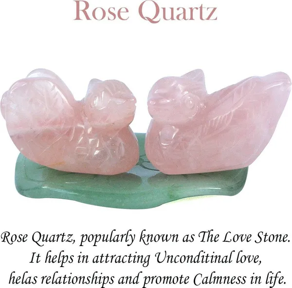 Multiagate_Rose_Quartz_stone-_Pair_Love_Pink_Ducks_Pair_2_Inch,_Valentines_Regular,_Polished_Asymmetrical_Crystal,_Quartz_Stone_(Pink_1_Pieces)