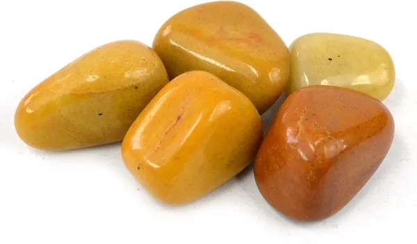 Multiagate_100%_Natural_Yellow_JasperCrystal_Tumble_Stone_50gm_Polished_Asymmetrical_Crystal_Stone_(Yellow_50_g)
