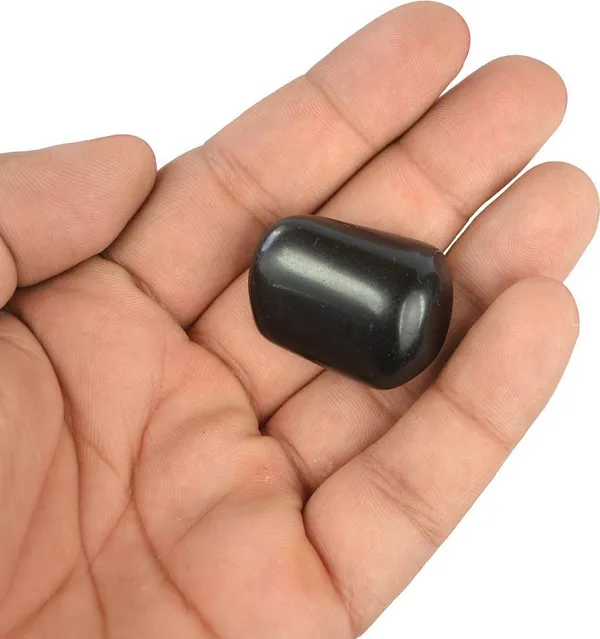 Multiagate_New-_14-Black_Obsidian-Single-Tumble-Stone-1pc_(approx_15-30gm)_Regular_Asymmetrical_Crystal,_Quartz_Stone_(Black_1_Pieces)