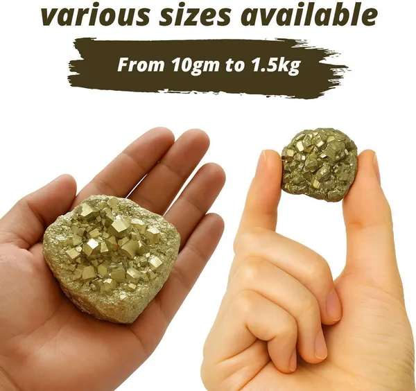 Multiagate_Natural_Pyrite_Rough_Stone_225_gms_Regular_Asymmetrical_Crystal_Stone_(Gold_225_g)