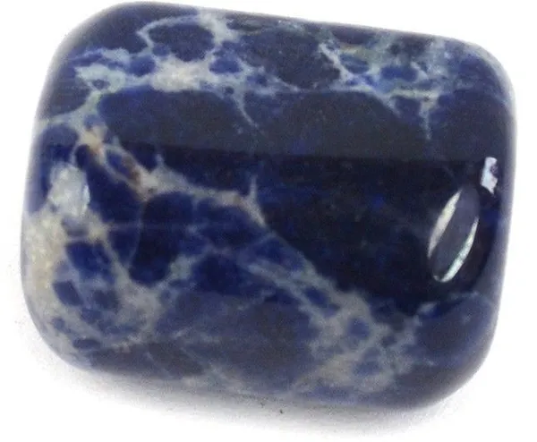 Multiagate_131-Sodalite_Superior-Single-Tumble-Stone-1pc_Polished_Asymmetrical_Crystal_Pebbles_(Blue_1_Pieces)