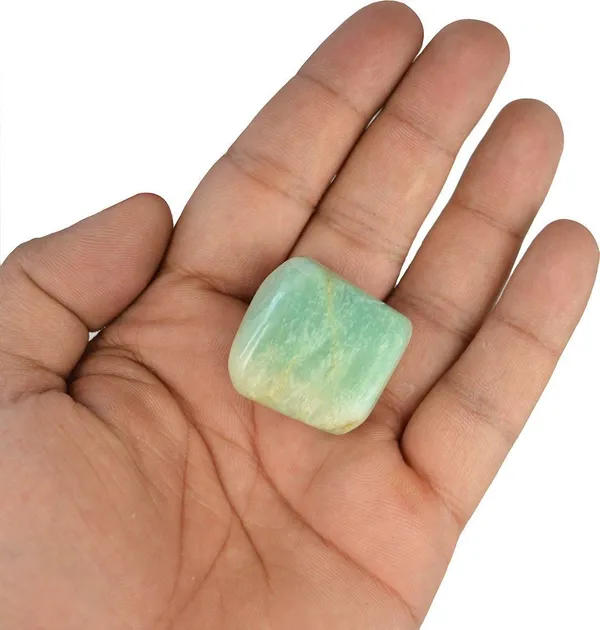 Multiagate_New-_02-Amazonite-Single-Tumble-Stone-1pc_(approx_15-30gm)_Regular_Asymmetrical_Crystal,_Quartz_Stone_(Green_1_Pieces)