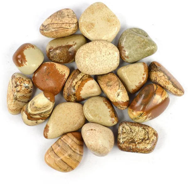 Multiagate_100%_Natural_Crystal_New-101-Picture_Jasper-Tumble-stone-200gm_Regular_Asymmetrical_Crystal_Stone_(Multicolor_200_g)