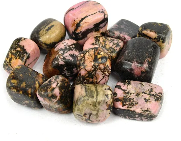 Multiagate_100%_Natural_Crystal_New-112-Rhodonite-Tumble-stone-100gm_Regular_Asymmetrical_Crystal_Stone_(Multicolor_100_g)