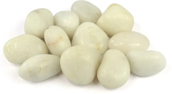 Multiagate_100%_Natural_Crystal_New-145-White_Agate-Tumble-stone-100gm_Regular_Asymmetrical_Crystal_Stone_(White_100_g)
