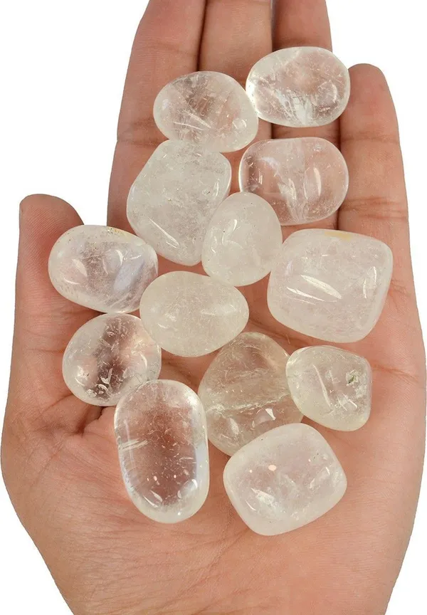 Multiagate_100%_Natural_Crystal_New-38-Clear_Quartz_Brazilian_-Tumble-stone-200gm_1_Regular_Asymmetrical_Crystal_Stone_(Multicolor_200_g)