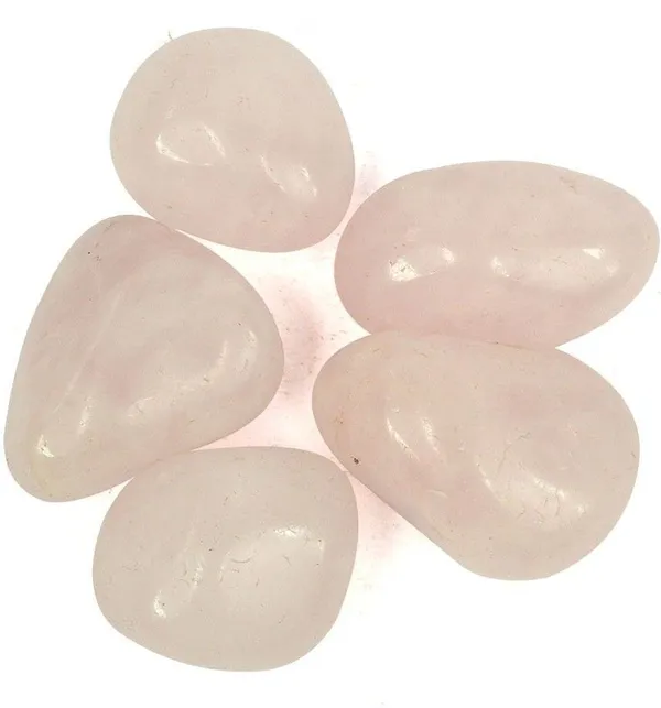Multiagate_100%_Natural_Rose_Quartz_RegularCrystal_Tumble_Stone_50gm_Polished_Asymmetrical_Crystal_Stone_(Pink_50_g)