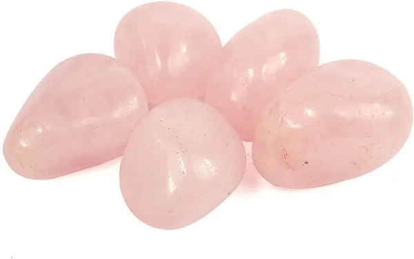 Multiagate_100%_Natural_Rose_Quartz_RegularCrystal_Tumble_Stone_50gm_Polished_Asymmetrical_Crystal_Stone_(Pink_50_g)