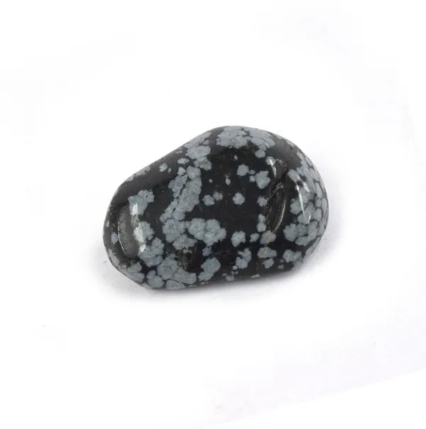 Multiagate_129-Snowflake_Obsidian-Single-Tumble-Stone-1pc_Polished_Asymmetrical_Crystal_Pebbles_(Black,_Grey_1_Pieces)