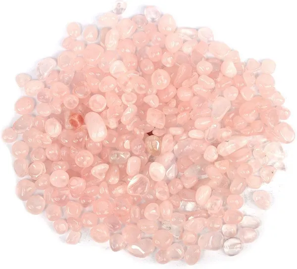 Multiagate_100%_Natural_Crystal_New-116-Rose_Quartz_Small_Tumbles-Tumble-stone-200gm_1_Regular_Asymmetrical_Crystal_Stone_(Multicolor_200_g)