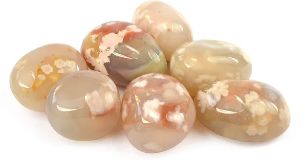 Multiagate_100%_Natural_Crystal_New-29-Carnelian_Flower-Tumble-stone-200gm_Regular_Asymmetrical_Crystal_Stone_(Yellow_200_g)