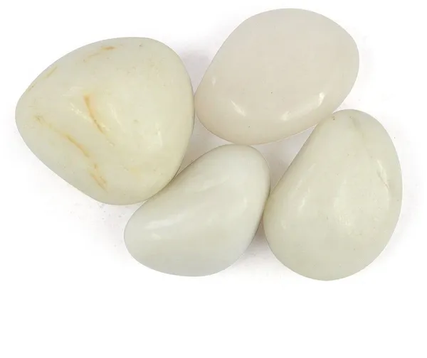 Multiagate_100%_Natural_White_AgateCrystal_Tumble_Stone_50gm_Polished_Asymmetrical_Crystal_Stone_(White_50_g)