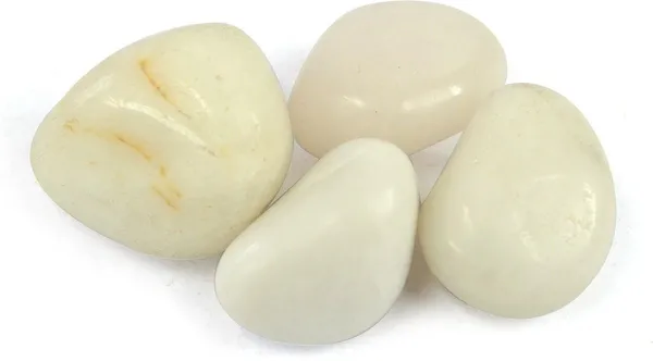 Multiagate_100%_Natural_White_AgateCrystal_Tumble_Stone_50gm_Polished_Asymmetrical_Crystal_Stone_(White_50_g)