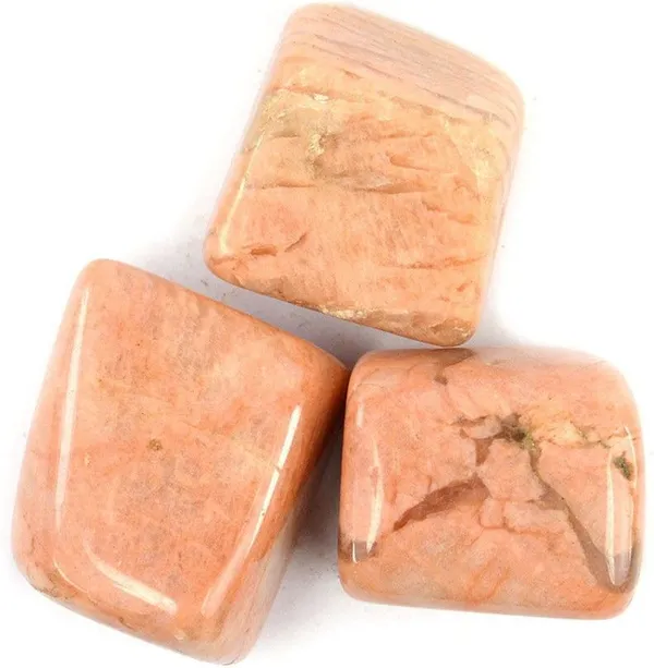 Multiagate_100%_Natural_Peach_Moonstone_SuperiorCrystal_Tumble_Stone_50gm_Polished_Asymmetrical_Crystal_Stone_(Orange_50_g)