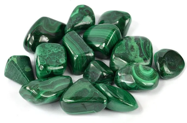 Multiagate_100%_Natural_Crystal_New-83-Malachite_High_Grade-Tumble-stone-200gm_Regular_Asymmetrical_Crystal_Stone_(Green_200_g)