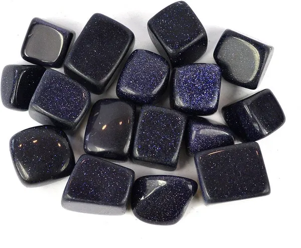 Multiagate_100%_Natural_Crystal_New-52-Goldstone_Blue-Tumble-stone-100gm_Regular_Asymmetrical_Crystal_Stone_(Multicolor_100_g)